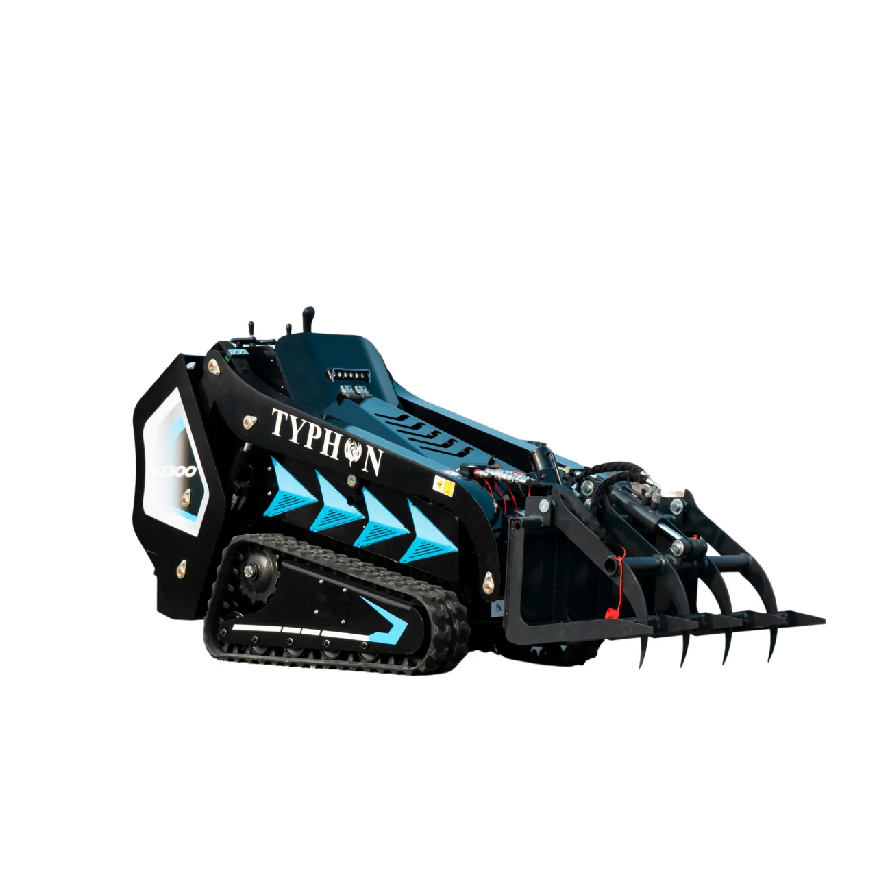 Hydraulic Wood Grabber Attachment Mini Skid Steer TYPHON STOMP X1300 & STOMP 509 from American Loader — image 3