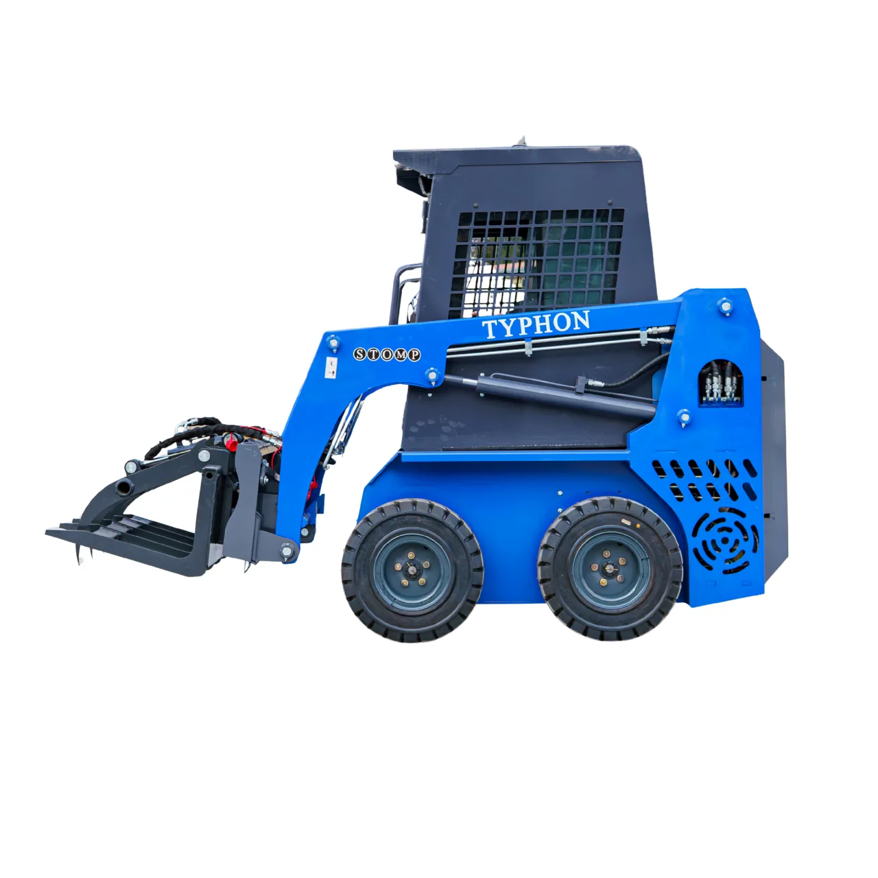 Hydraulic Wood Grabber Attachment Mini Skid Steer TYPHON STOMP X1300 & STOMP 509 from American Loader — image 5