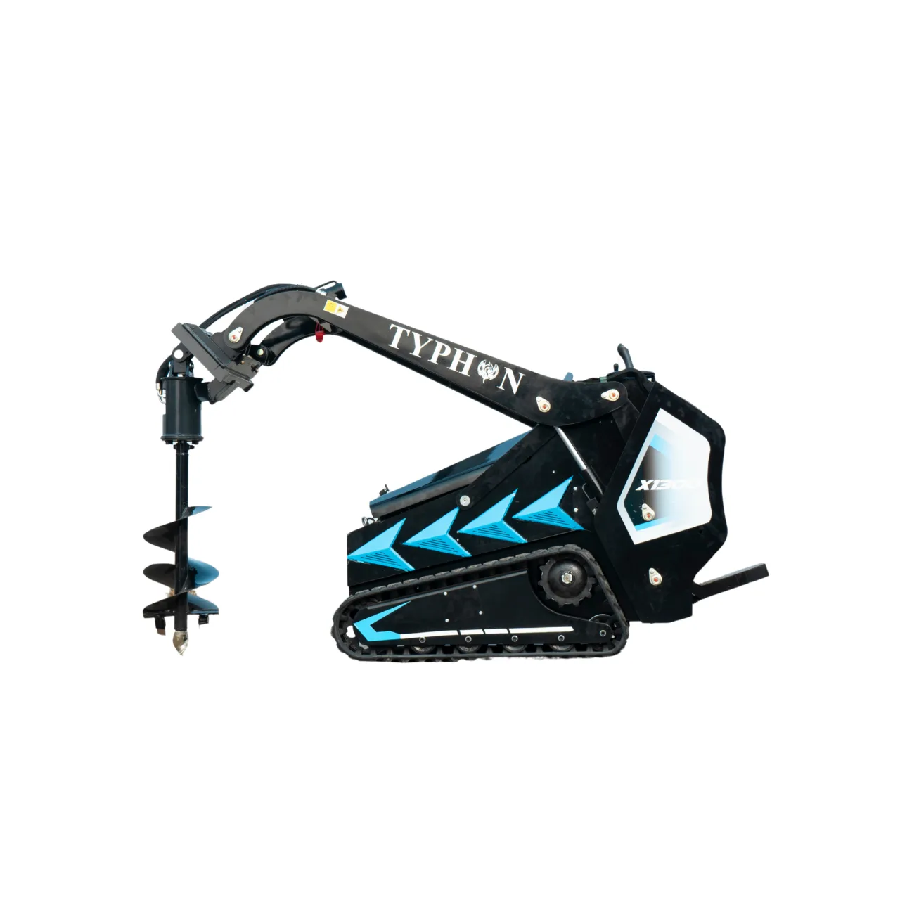 TYPHON STOMP X1300 & STOMP 509 Mini Skid Steer Auger Attachment 200mm Hydraulic from American Loader — image 4