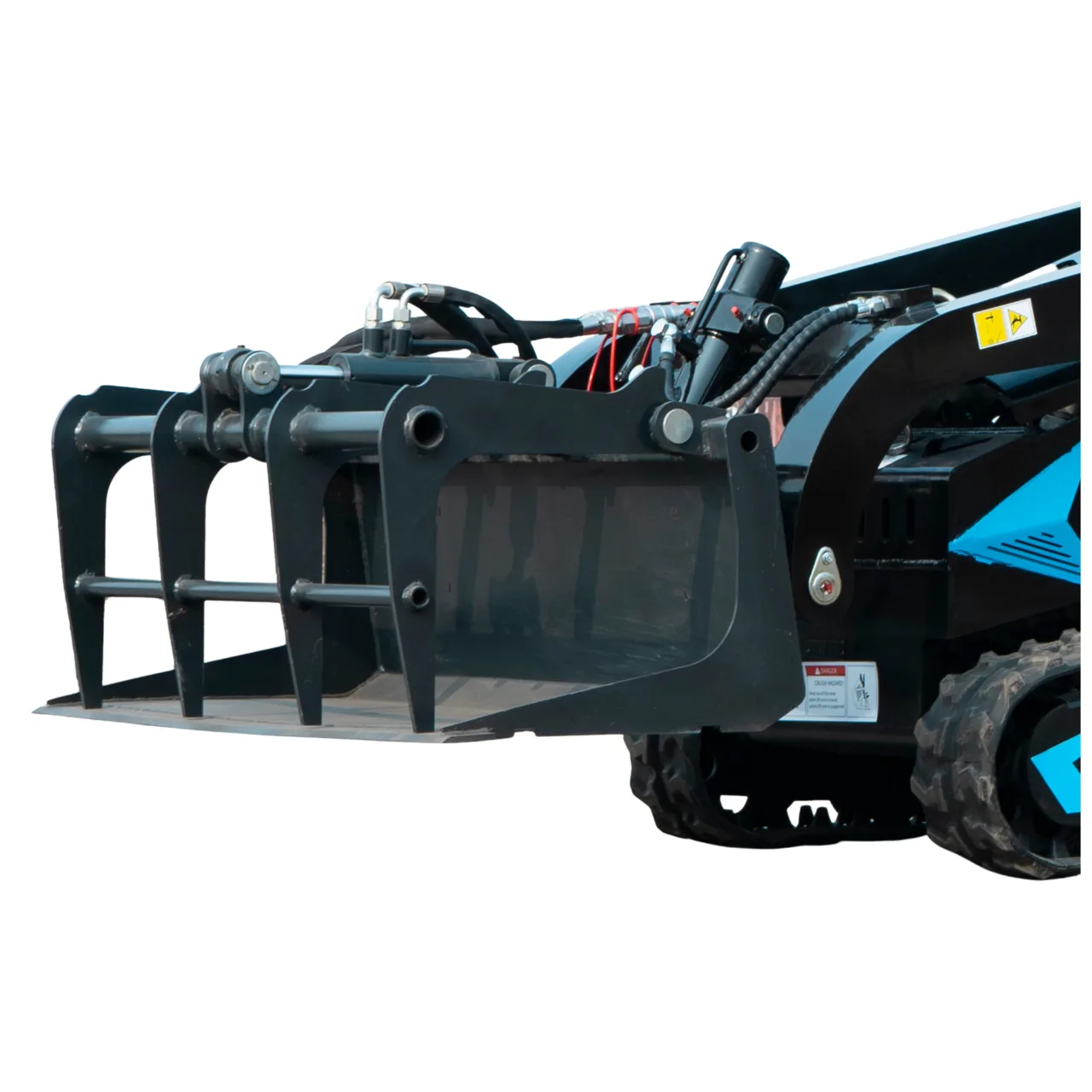 Heavy-Duty Solid Bottom Grapple Bucket for TYPHON STOMP X1300 & STOMP 509 Mini Skid Steers from American Loader — image 5