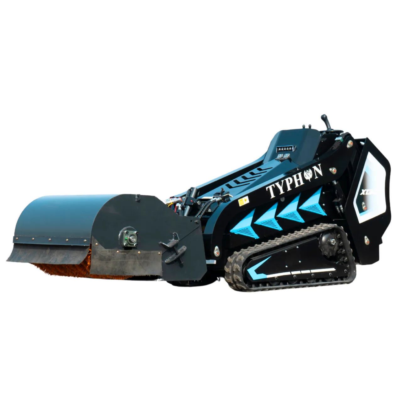 Hydraulic Pickup Sweeper Broom Attachment for TYPHON STOMP X1300 & STOMP 509 Mini Skid Steers from American Loader — image 5