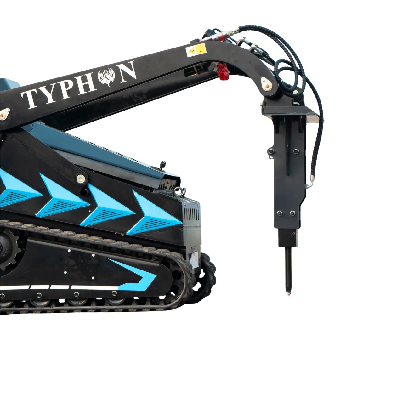 Hydraulic Rock & Concrete Breaker Hammer for TYPHON STOMP X1300 & STOMP 509 Mini Skid Steer Loader from American Loader — image 2