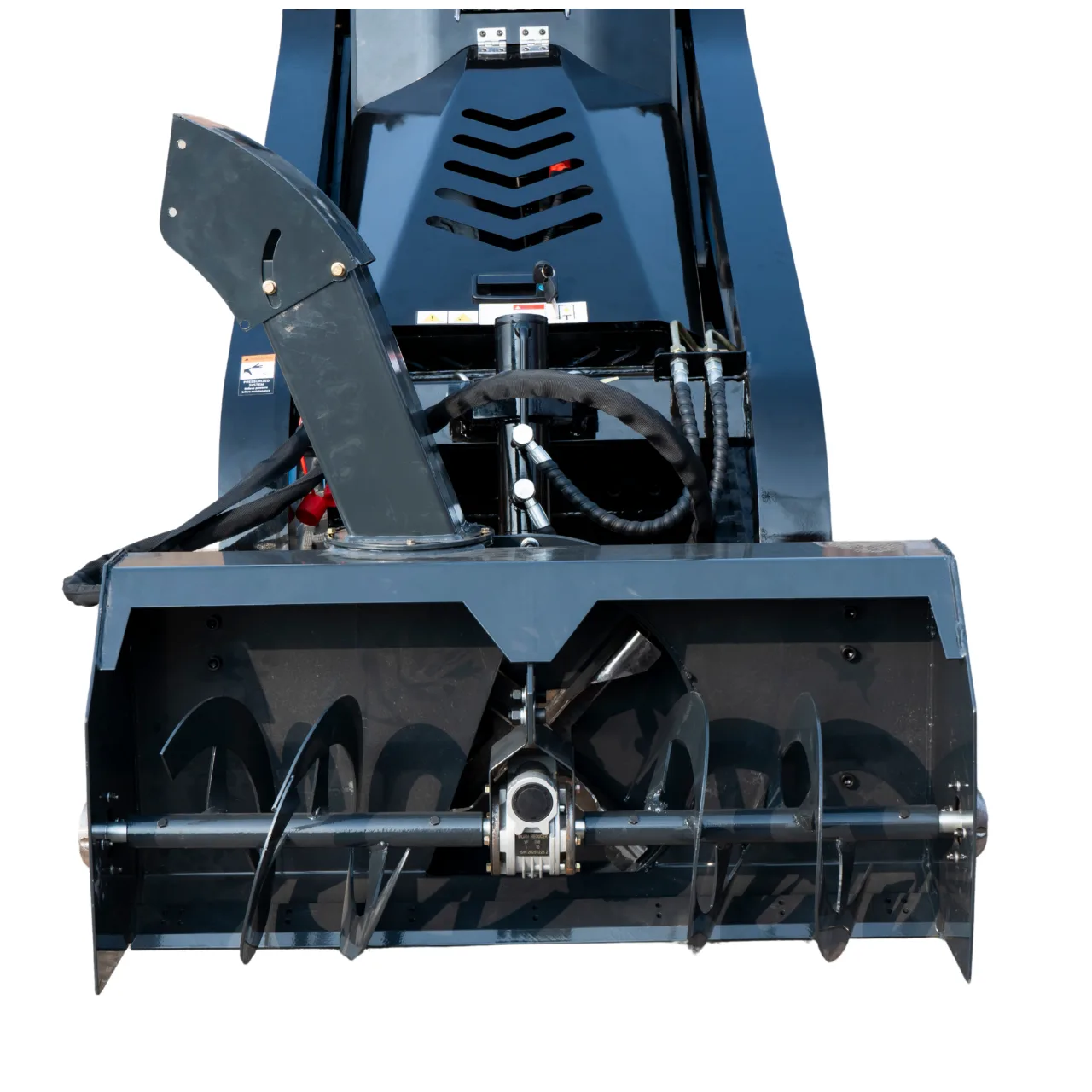 1100mm Hydraulic Snow Blower Attachment for TYPHON STOMP X1300 & STOMP 509 Mini Skid Steers from American Loader — image 2