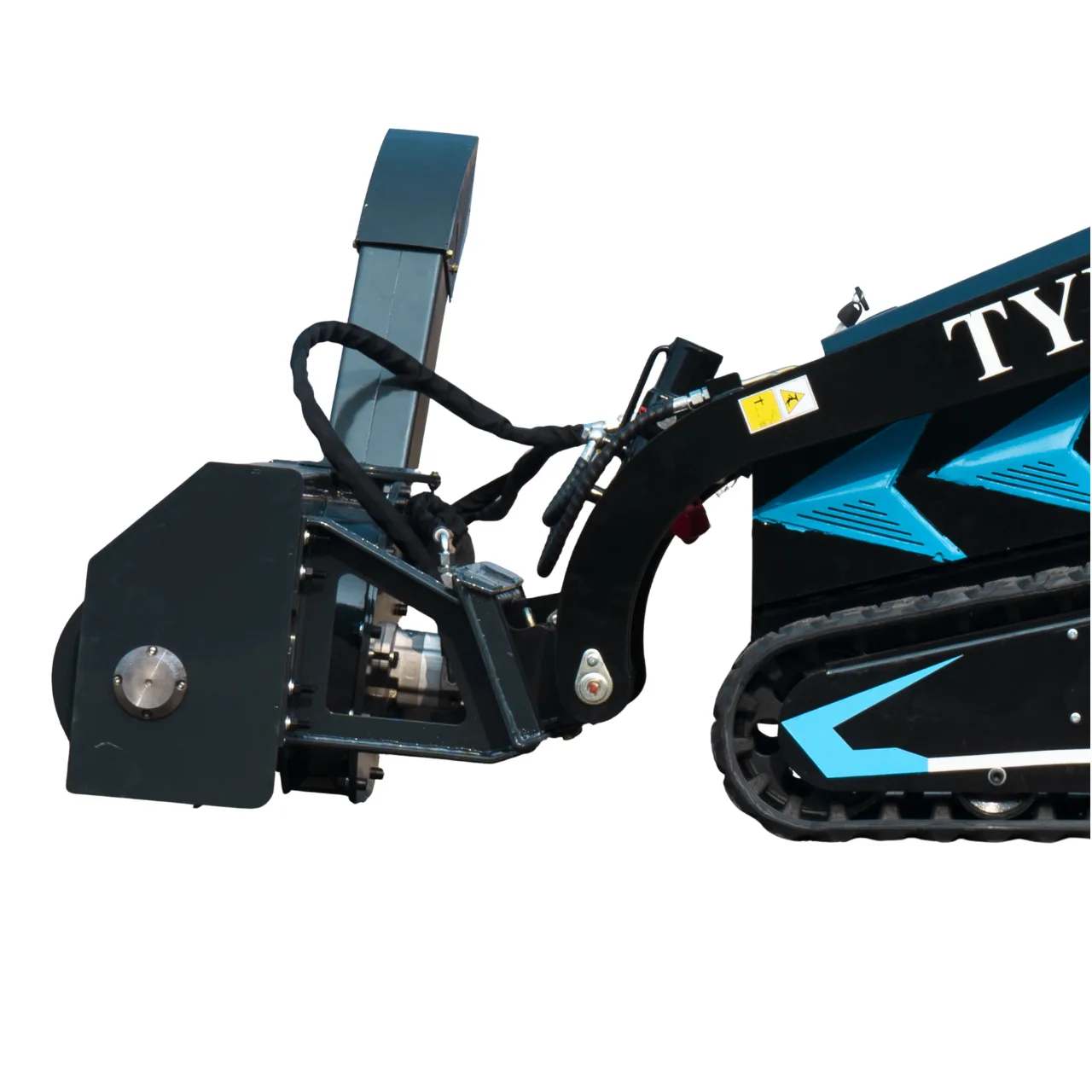 1100mm Hydraulic Snow Blower Attachment for TYPHON STOMP X1300 & STOMP 509 Mini Skid Steers from American Loader — image 4