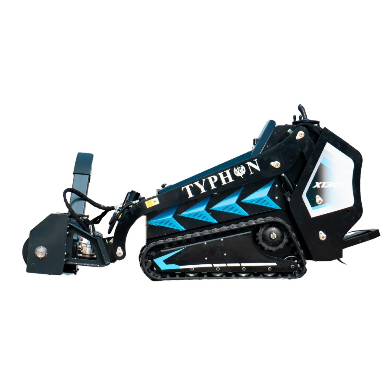 1100mm Hydraulic Snow Blower Attachment for TYPHON STOMP X1300 & STOMP 509 Mini Skid Steers from American Loader — image 5