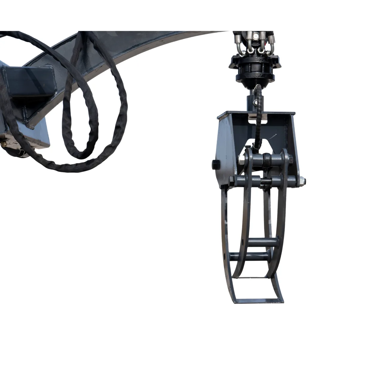 360° Hydraulic Rotary Wood Grabber for TYPHON STOMP X1300 & STOMP 509 Mini Skid Steers from American Loader — image 4