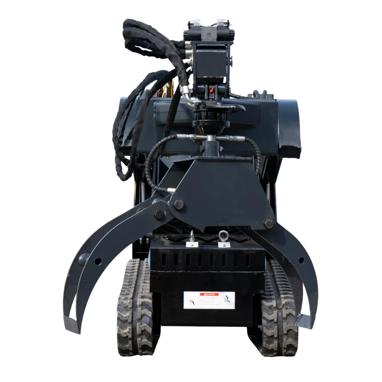 360° Hydraulic Rotary Wood Grabber for TYPHON STOMP X1300 & STOMP 509 Mini Skid Steers from American Loader — image 5