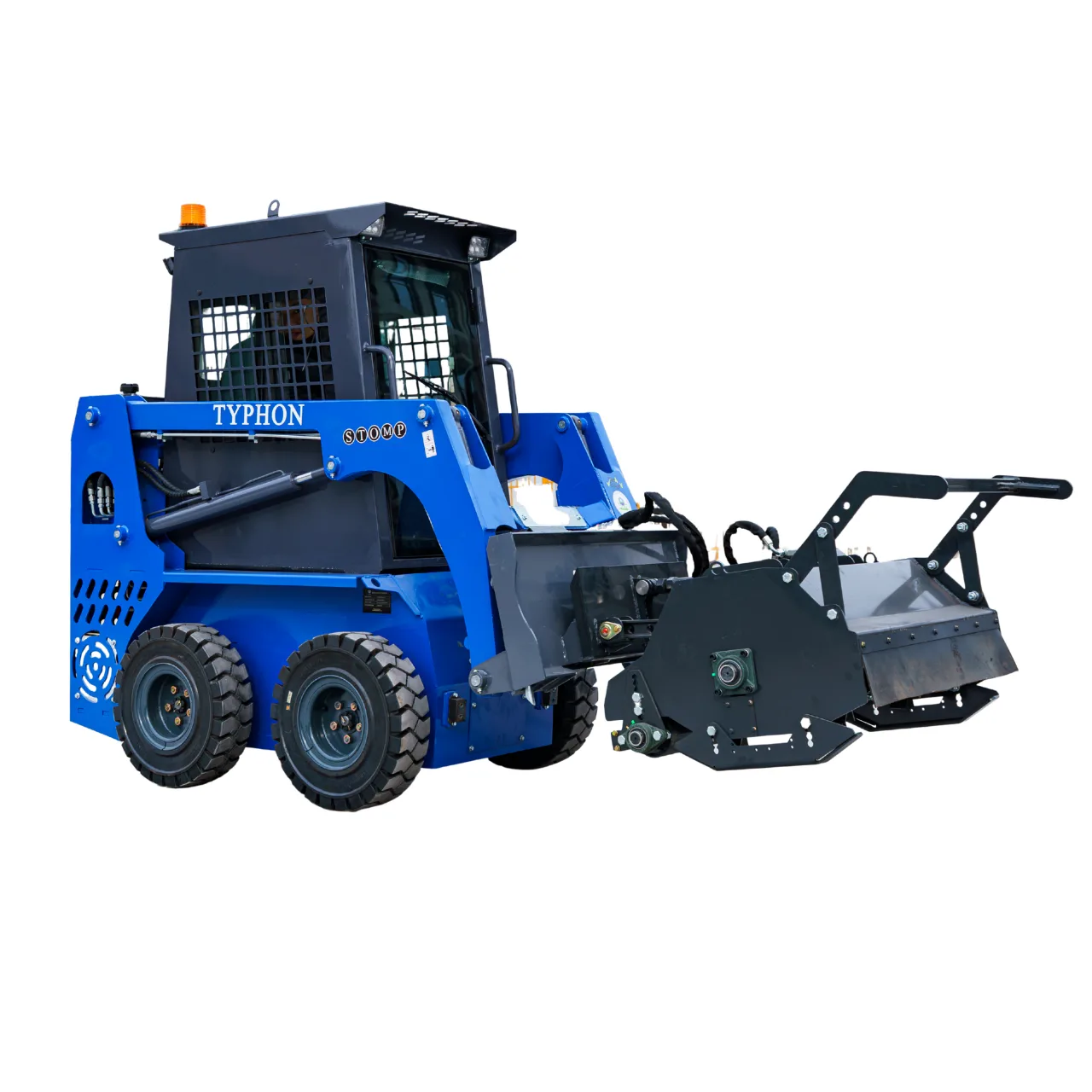 New TYPHON STOMP X1300 & STOMP 509 Mini Skid Steer Forestry Mulcher Attachment from American Loader — image 3