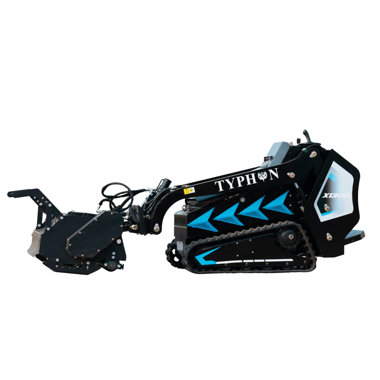 New TYPHON STOMP X1300 & STOMP 509 Mini Skid Steer Forestry Mulcher Attachment from American Loader — image 4