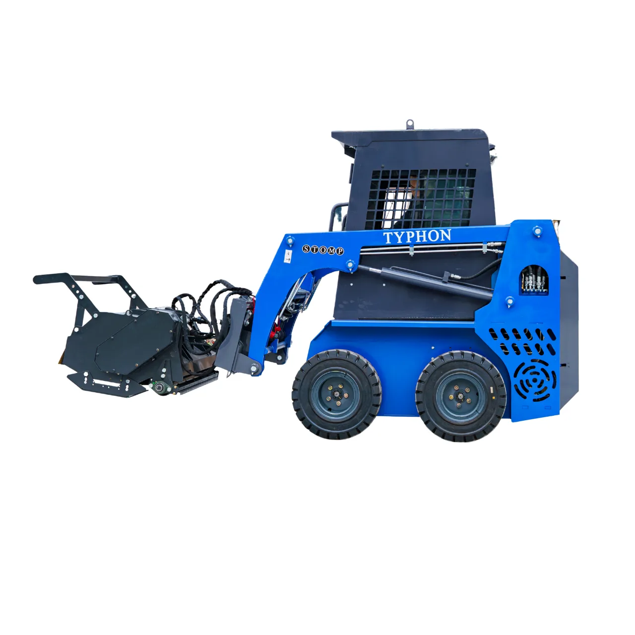 New TYPHON STOMP X1300 & STOMP 509 Mini Skid Steer Forestry Mulcher Attachment from American Loader — image 5