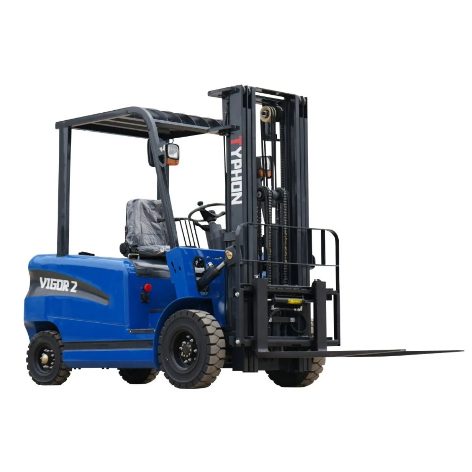 New 2025 TYPHON VIGOR 2 Blue Electric Forklift 2 Ton Lifter Lift Truck Jitney Hi-Lo from KONSTRUCTZ