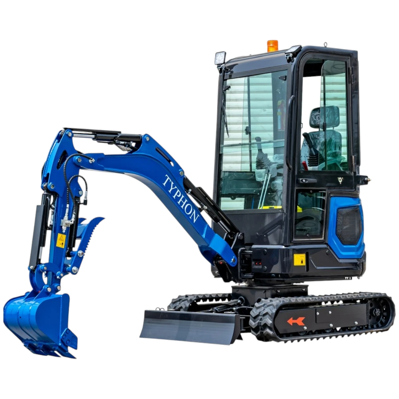 TYPHON 18 FLEX PRO 1.8 Ton Mini Excavator USA with 12 attachments from KONSTRUCTZ