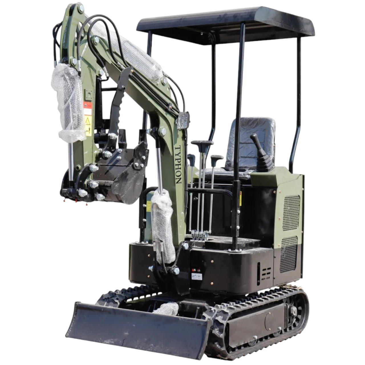 TYPHON TERROR XV STORM Mini Excavator – 1.05 Ton Trench Digger 13.5hp B&S EPA Engine USA from KONSTRUCTZ