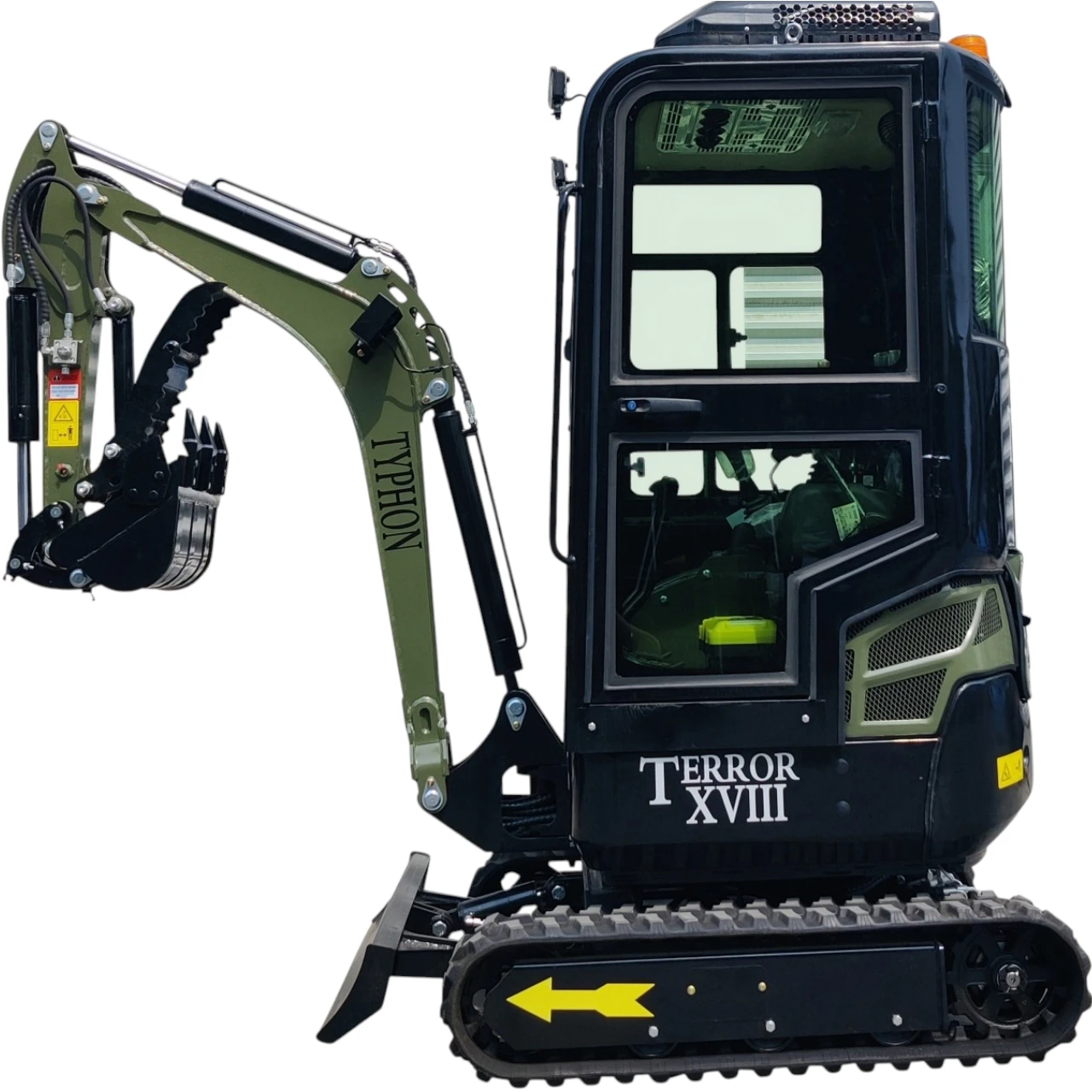 TYPHON TERROR XVIII Prestige 2 Ton Mini Excavator KUBOTA Diesel Engine USA from KONSTRUCTZ