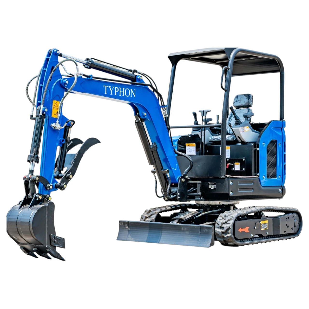 TYPHON TERROR X2 STORM Mini Excavator 2.5 Ton Diesel Kubota V1505 Engine USA from KONSTRUCTZ