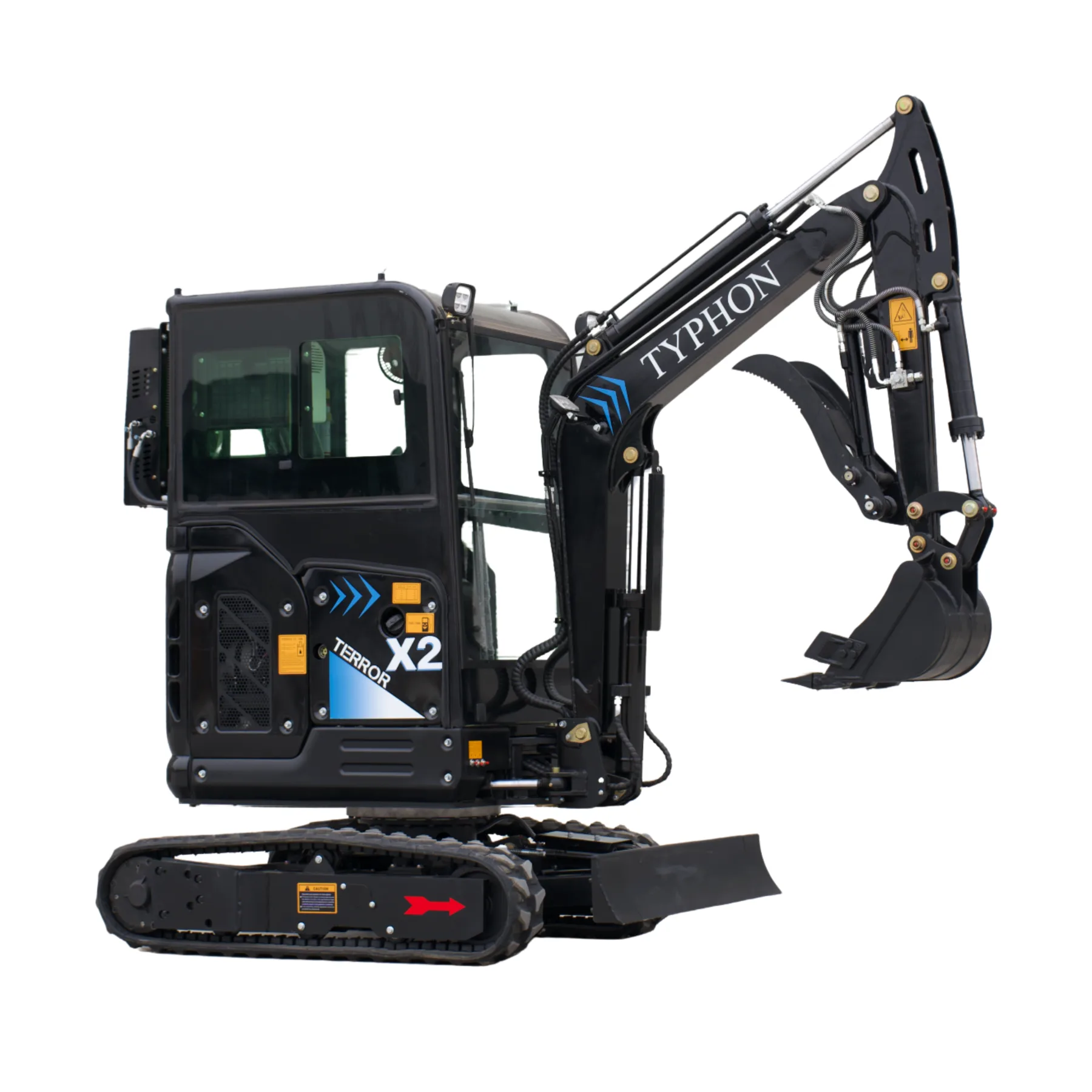 TYPHON TERROR X2 MAX 2.7-Ton Mini Excavator Powerful, Yanmar Engine, Cabin with A/C & Heater, Pilot Control, Boom Swing from KONSTRUCTZ