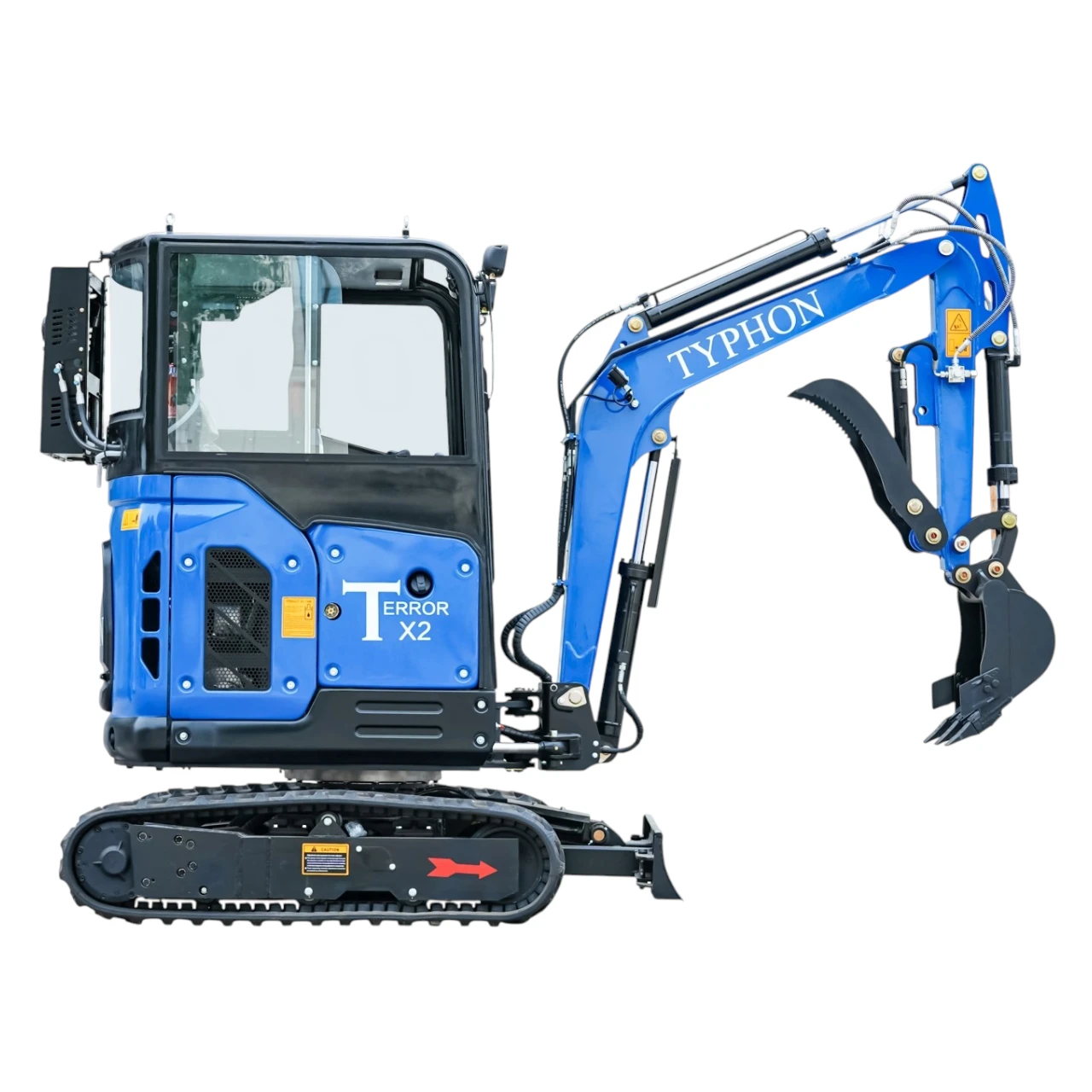 TYPHON TERROR X2 Mini Excavator 2.7 Ton EPA Diesel Kubota V1505 Engine USA from KONSTRUCTZ