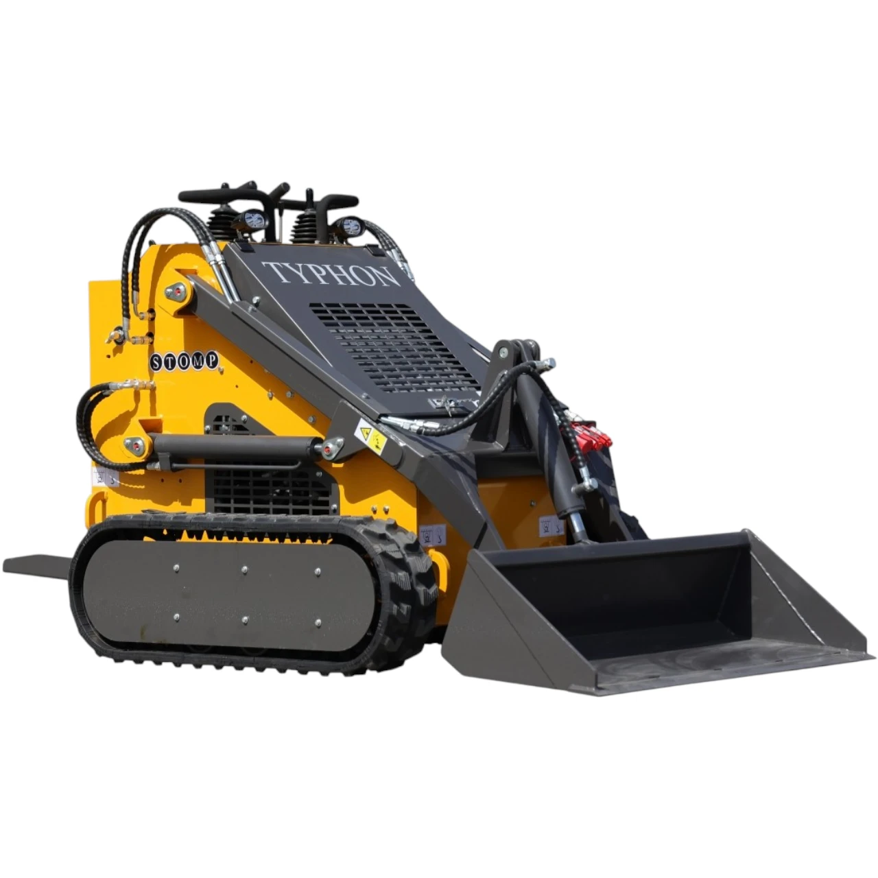 Brand New TYPHON STOMP 2,000lbs Mini Skid Steer 23.5HP Gas EPA Engine USA from KONSTRUCTZ