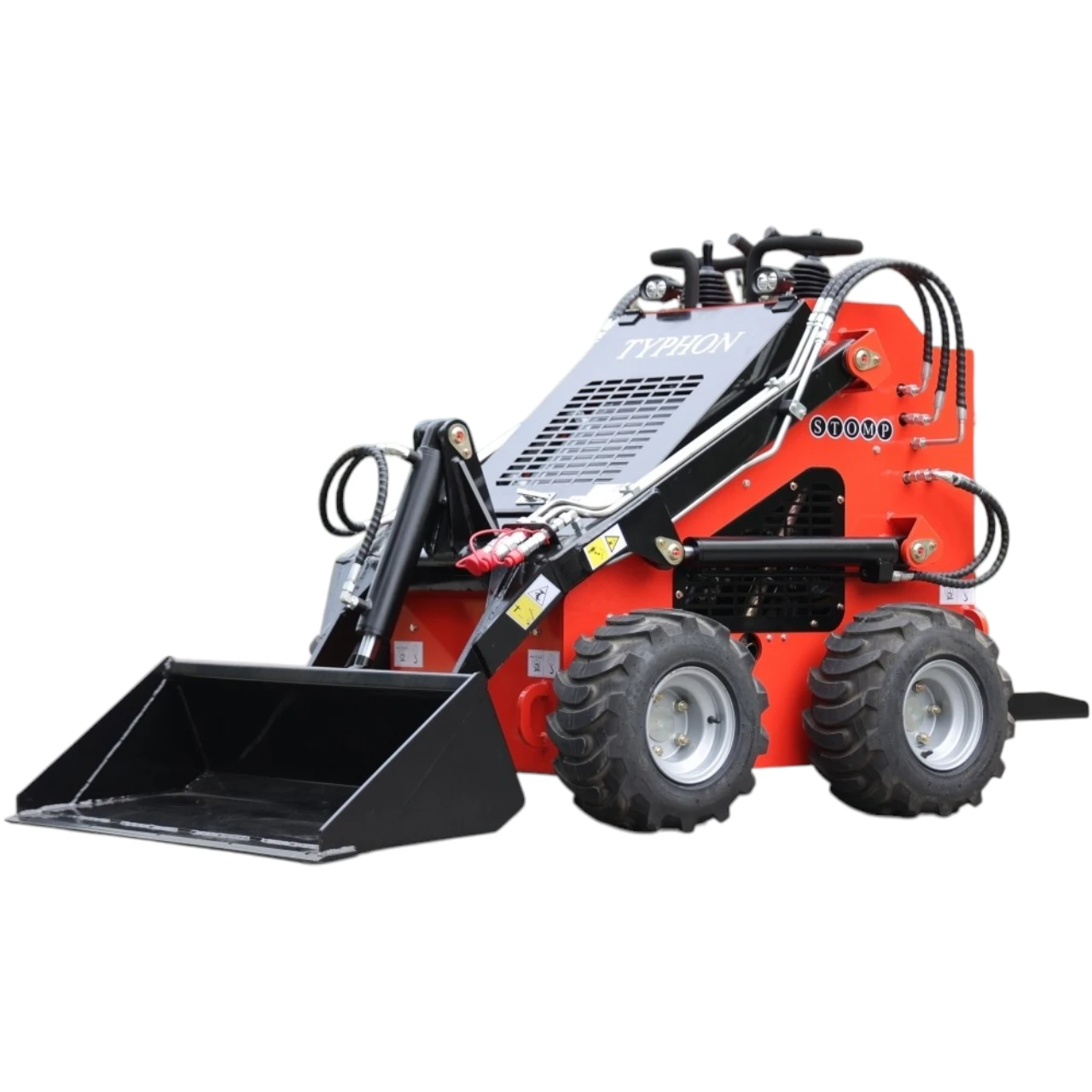 Brand New TYPHON STOMP 1,800lbs Mini Skid Steer 23.5HP Wheel Gas EPA B & S Engine USA from KONSTRUCTZ