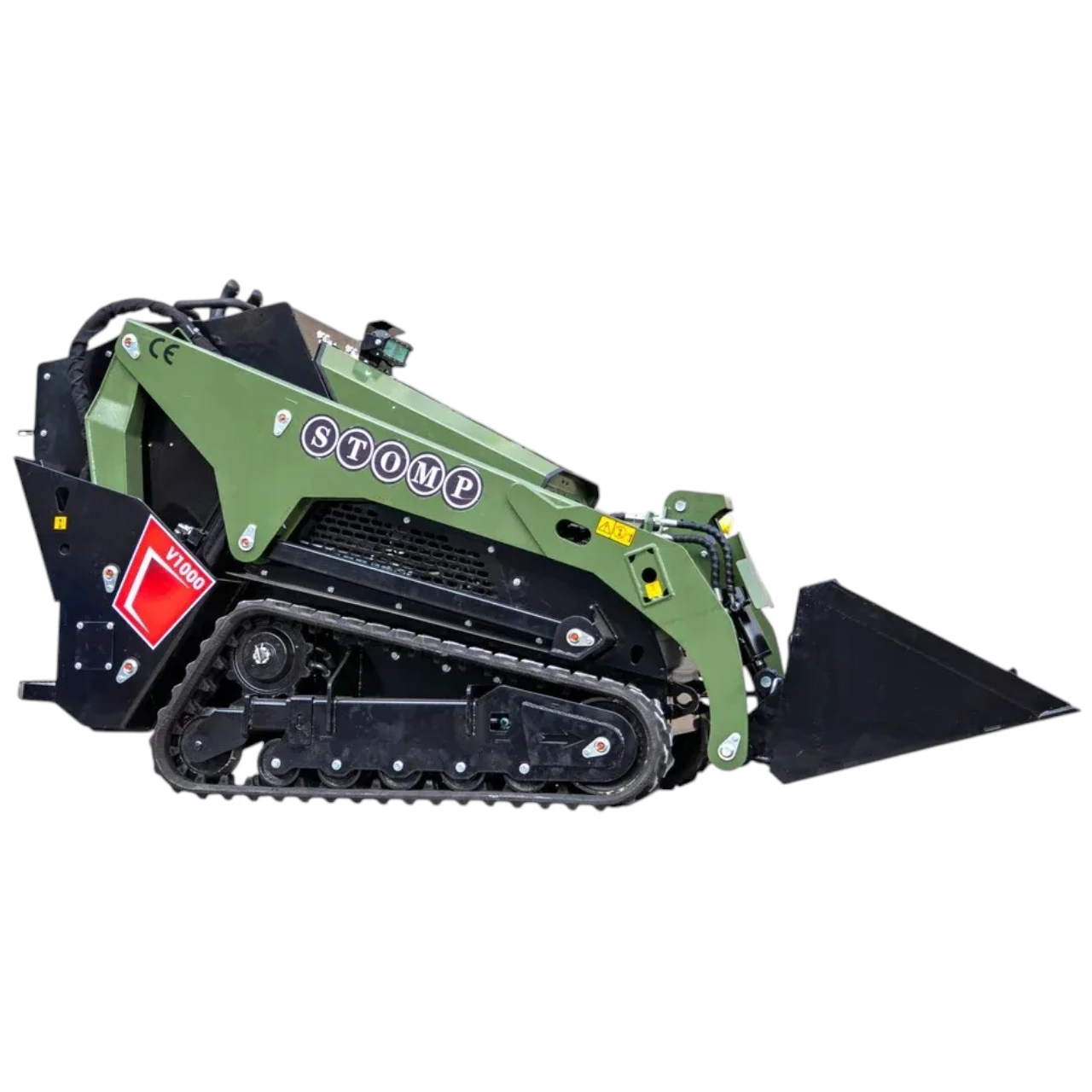 TYPHON Stomp V1000 24HP Kubota D1105 Water Cooled Diesel Skid Steer Pilot Control from KONSTRUCTZ