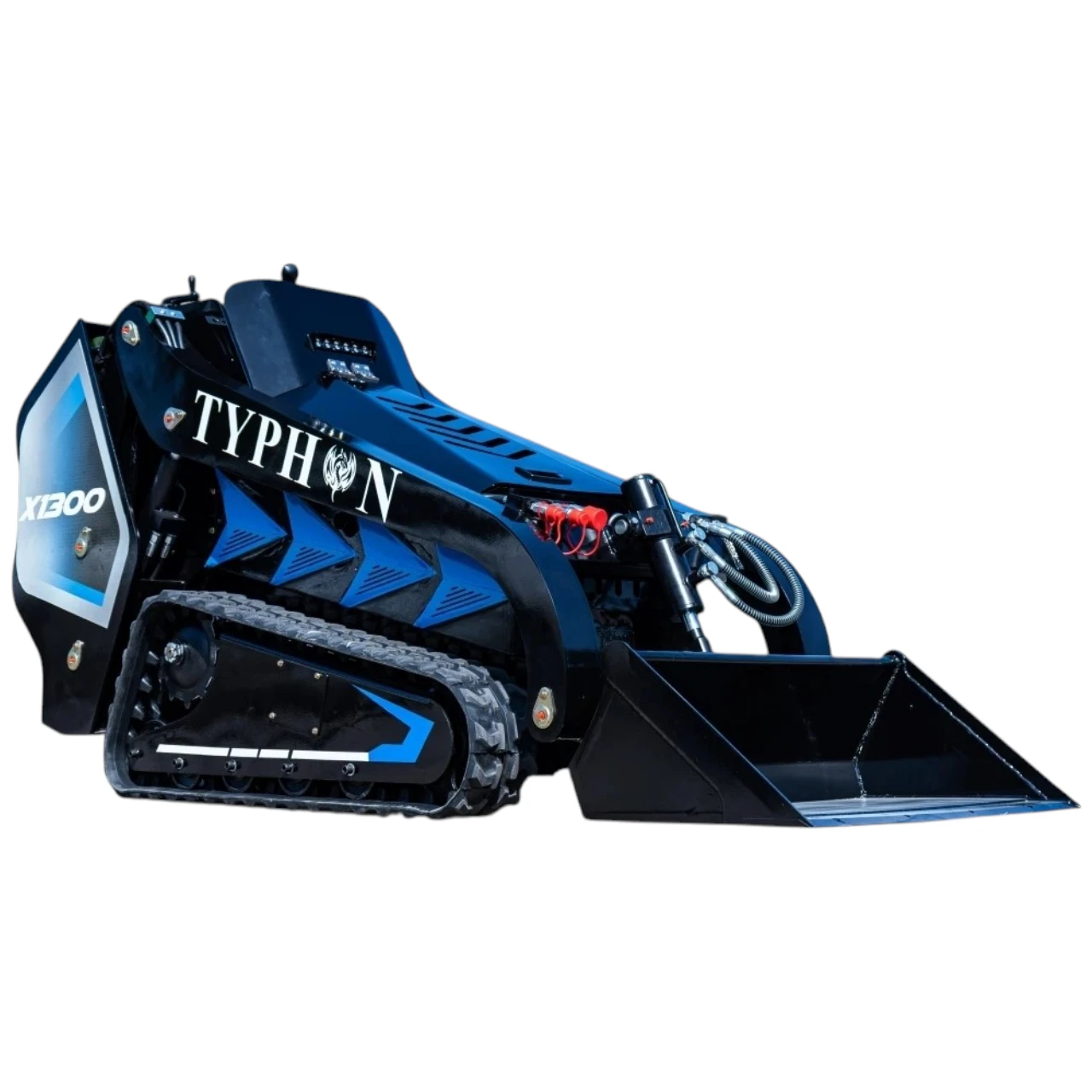 3040lbs TYPHON STOMP X1300 25HP Kubota D1105 EPA Diesel Mini Skid Steer Loader from KONSTRUCTZ