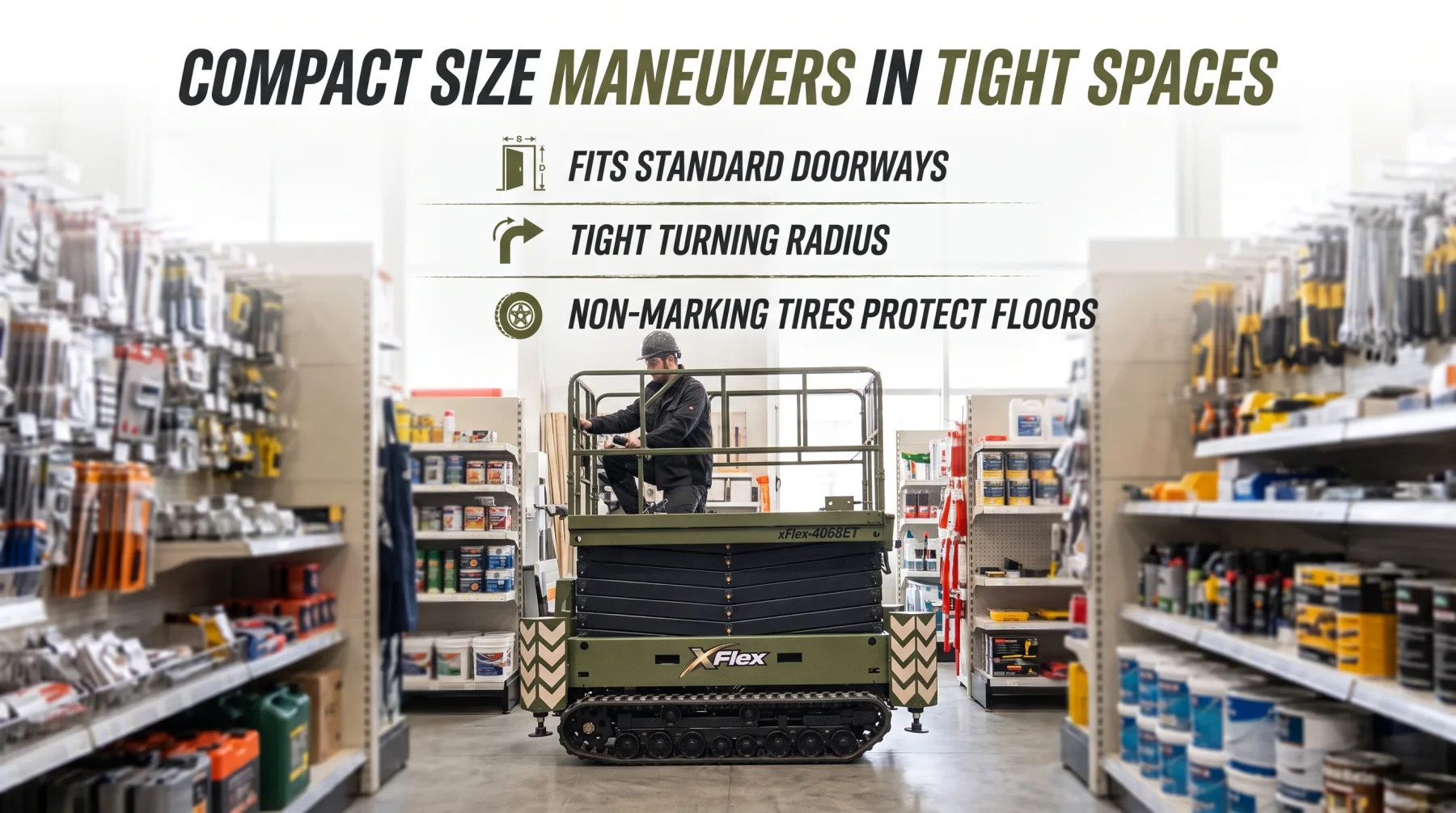 Compact Size Maneuvers in Tight Spaces