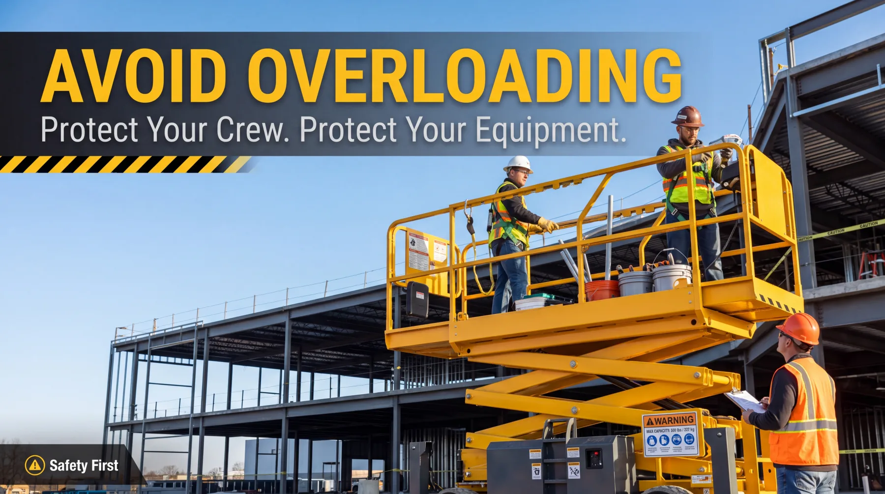 How to Avoid Overloading a Scissor Lift Platform