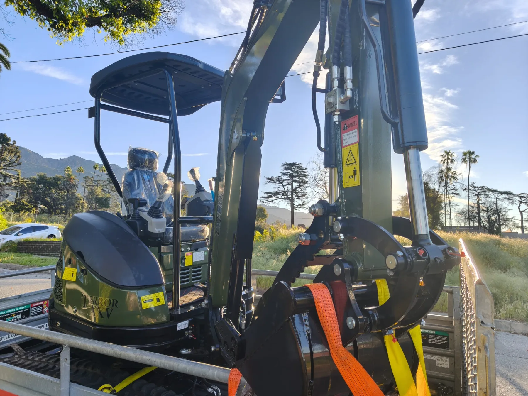 Equipment and documentation staged for contractor delivery