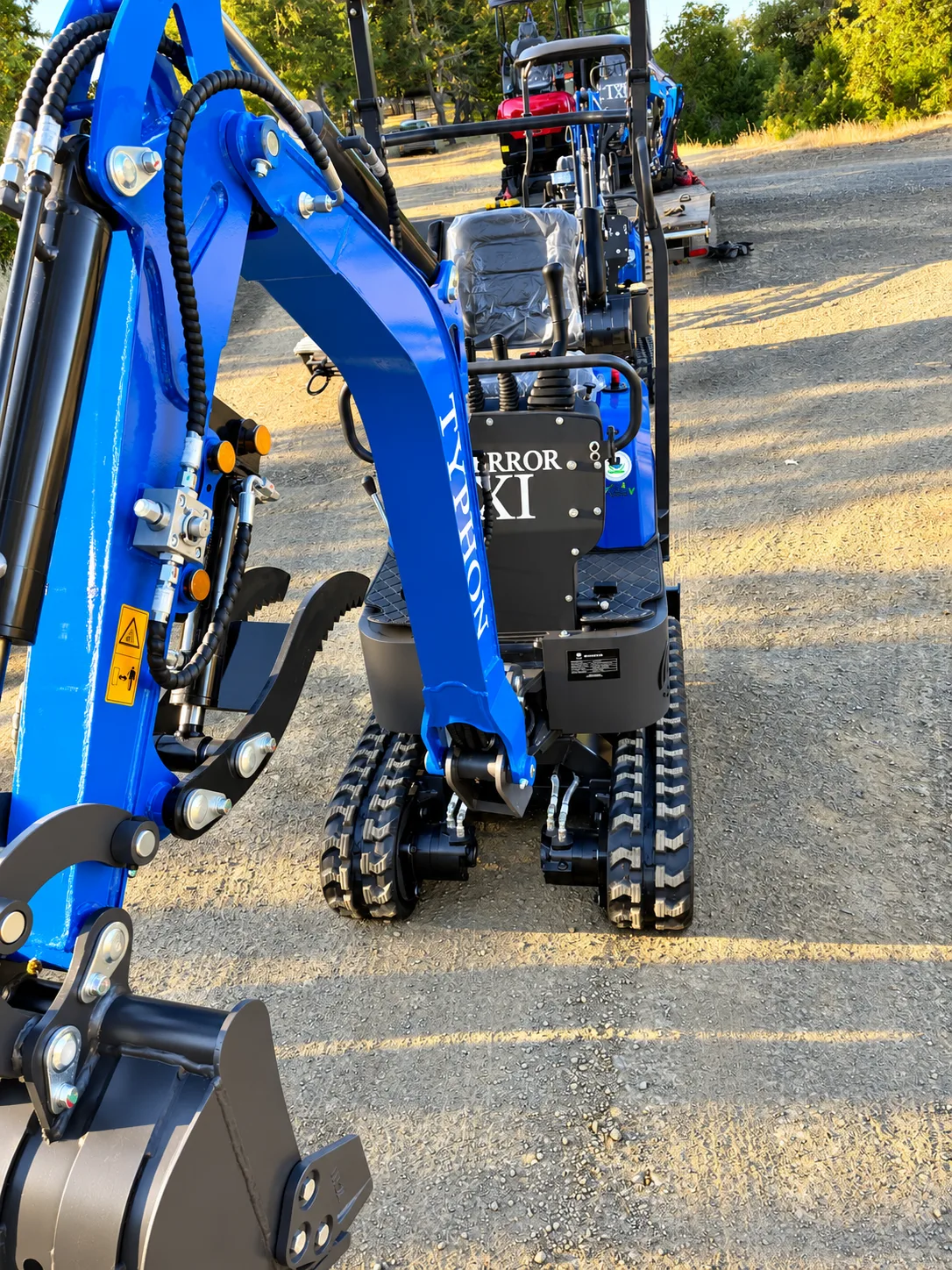 TERROR XI STORM mini excavator customer-ready view