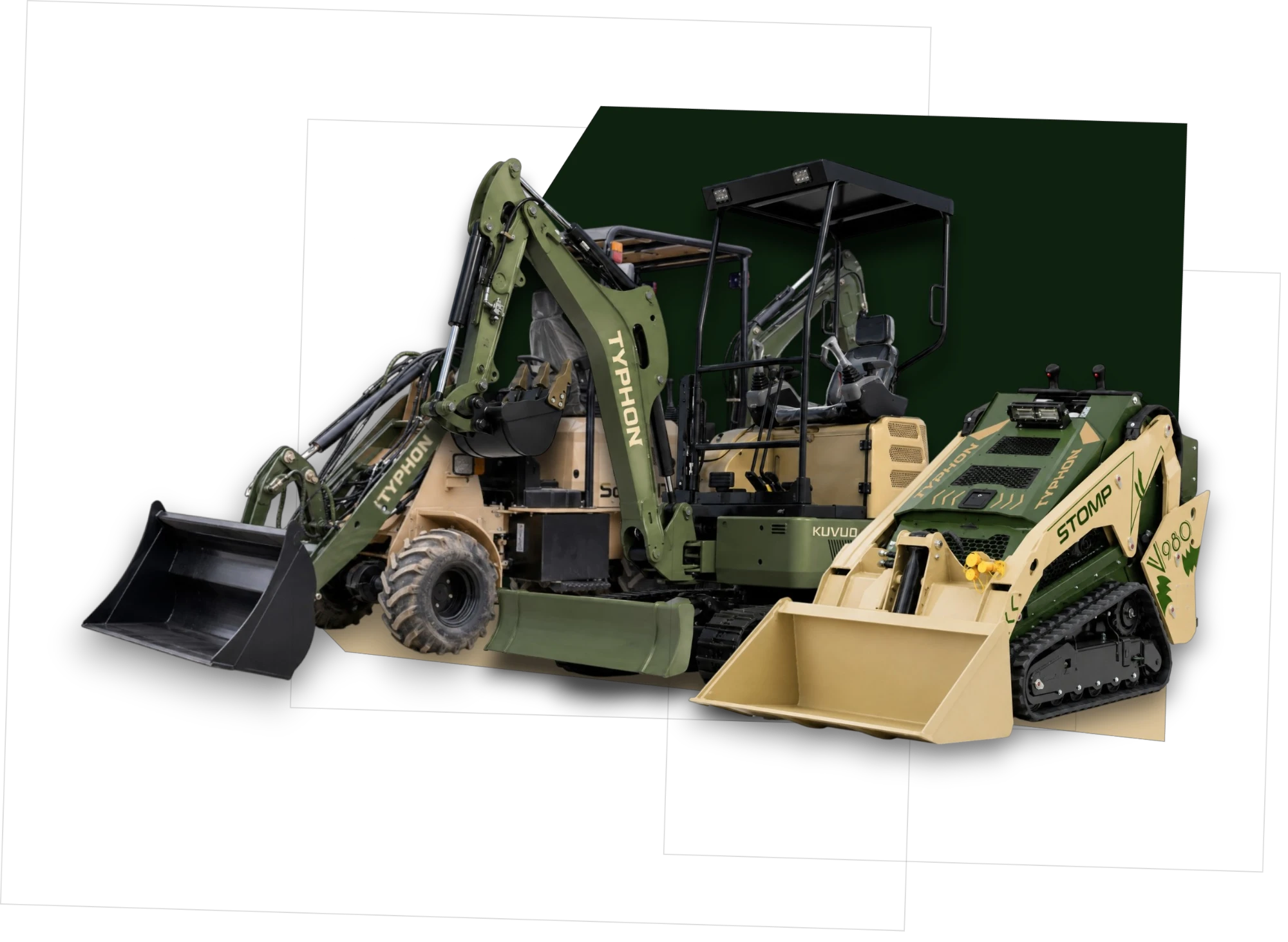 Mini dumper for landscaping and construction material handling