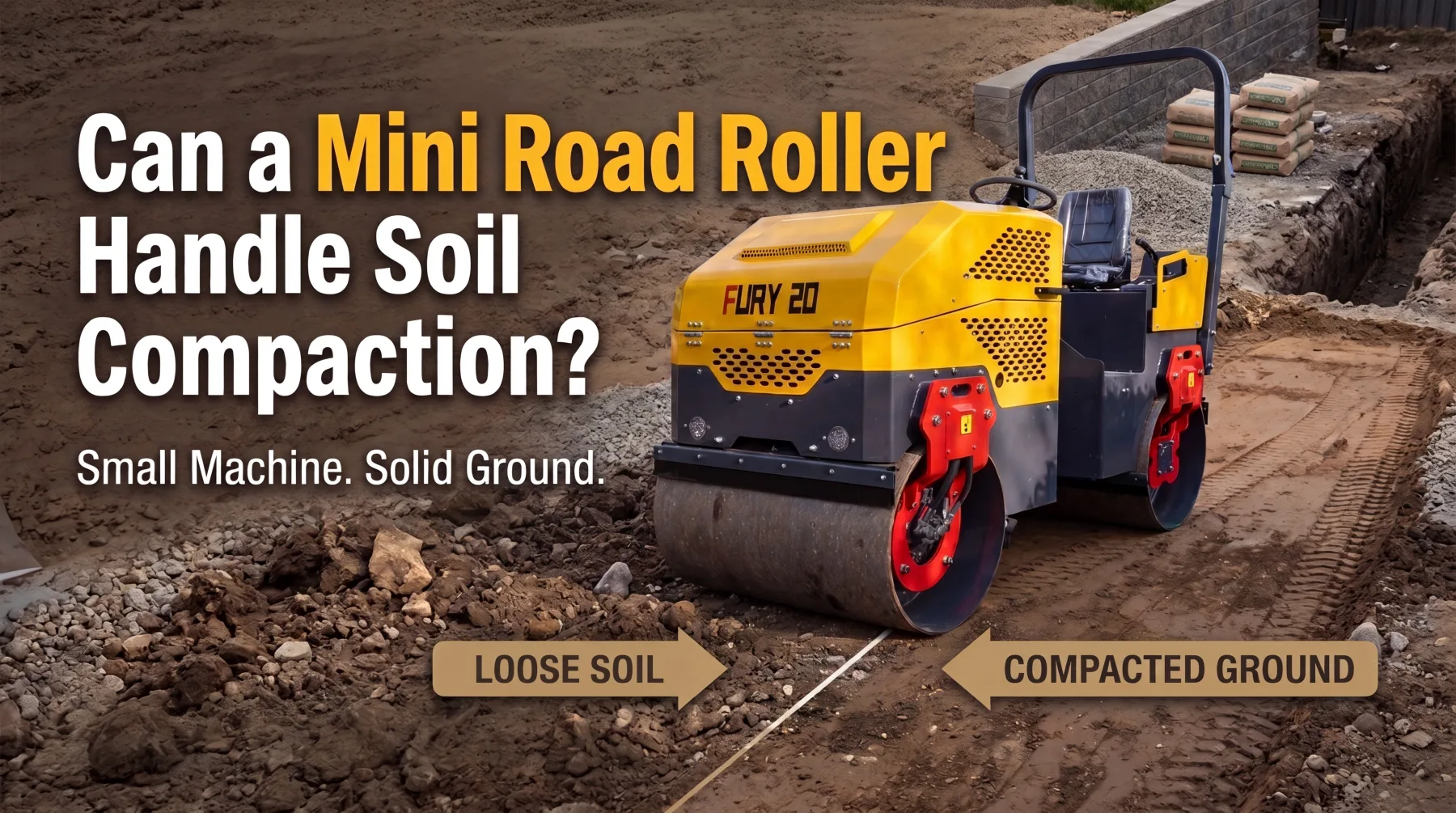 Can a Mini Road Roller Handle Soil Compaction?