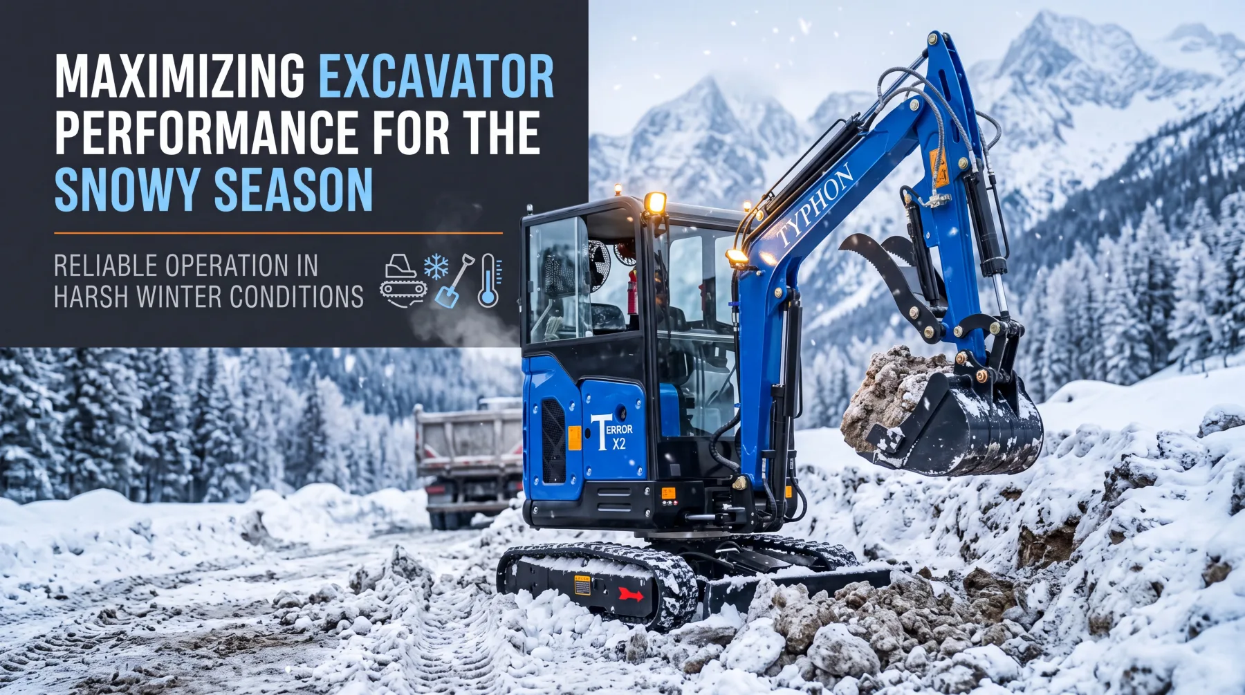 Can Excavators Perform Effectively During the Snowy Season?
