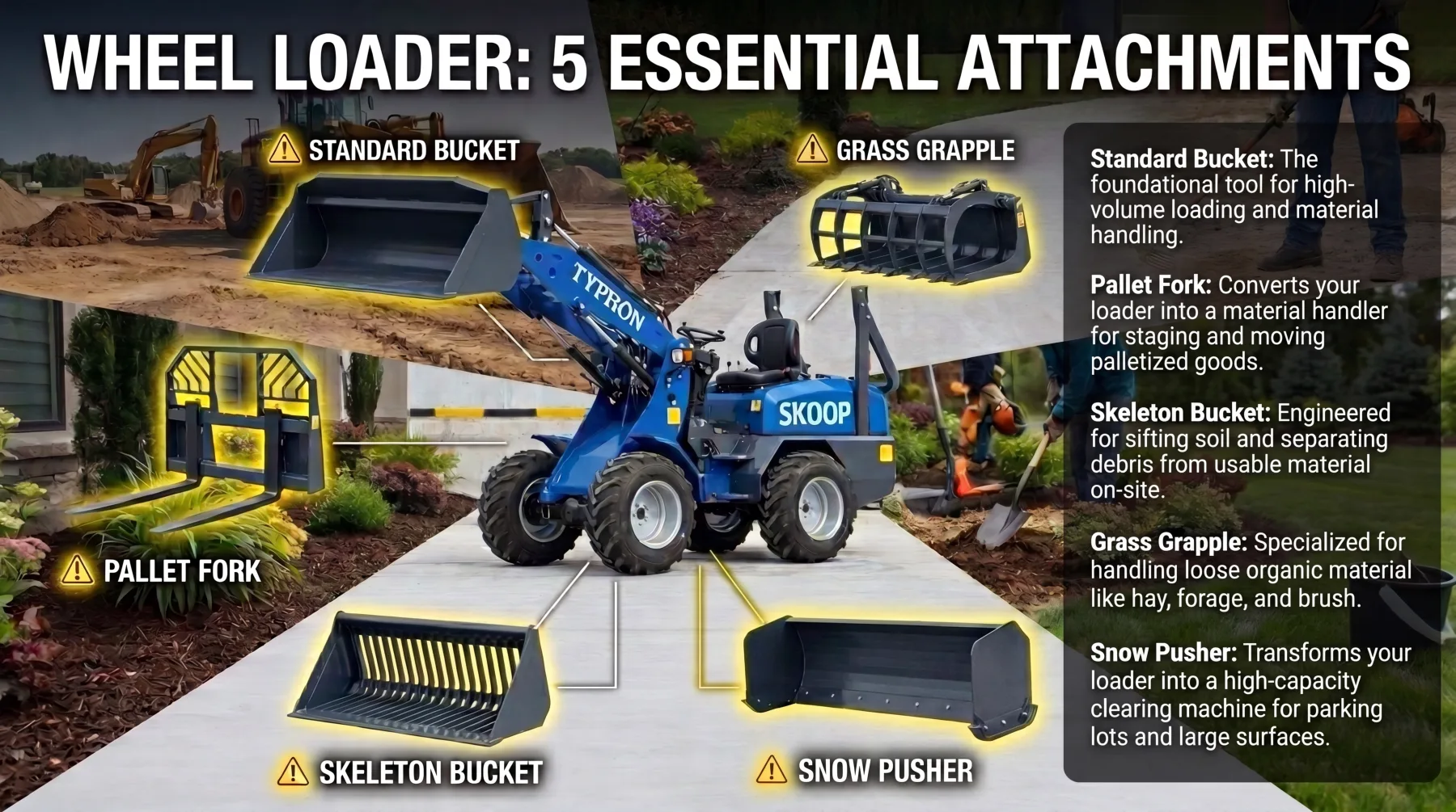 Wheel Loader Attachments Guide